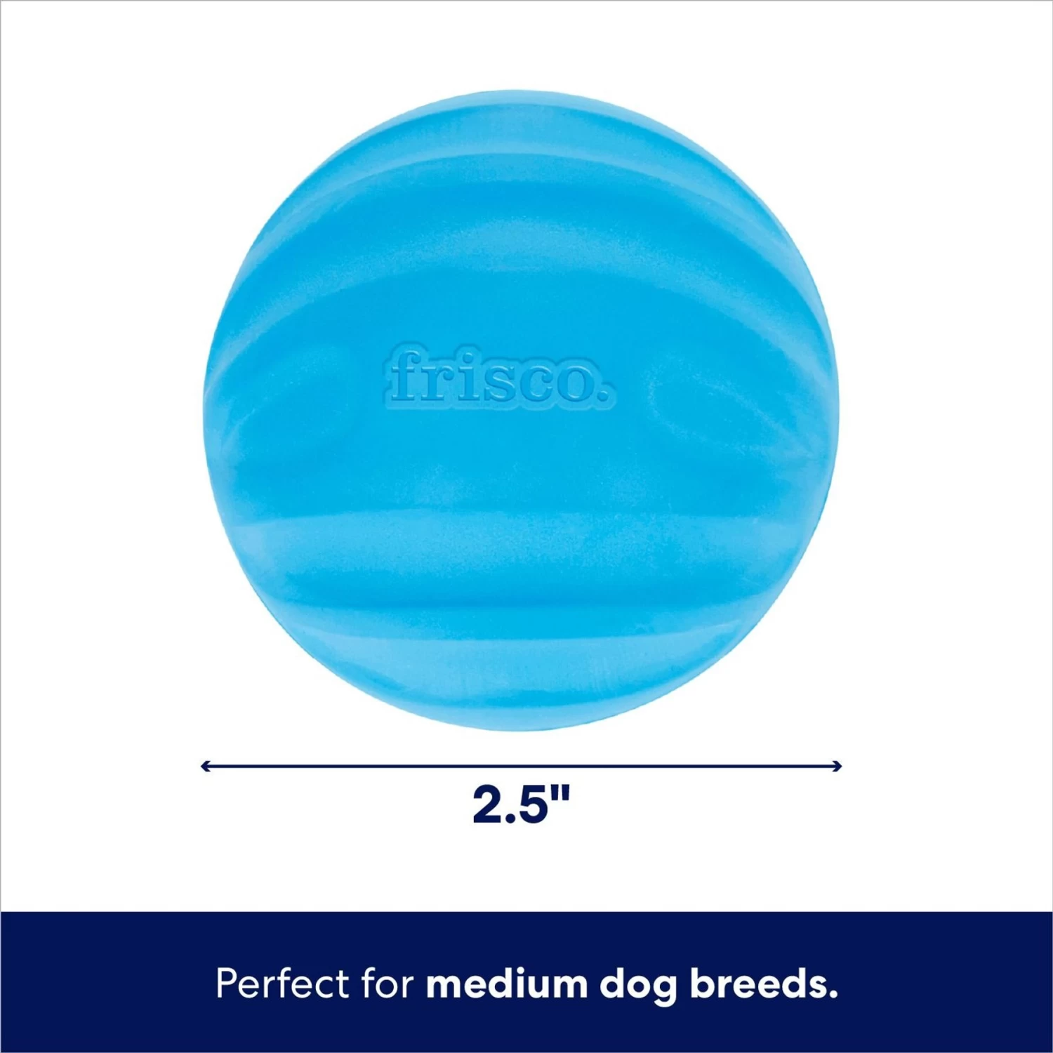 Frisco Foam Rubber Floating Fetch Ball No Squeak Dog Toy 2 Frisco Foam Rubber Floating Fetch Ball No Squeak Dog Toy - Image 2
