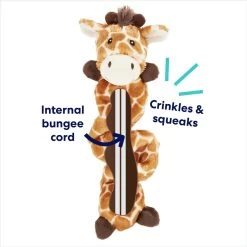 Frisco Giraffe Bungee Plush Squeaky Dog Toy 8 Frisco Giraffe Bungee Plush Squeaky Dog Toy -Frisco 152822 PT2. AC SS1800 V1686579683
