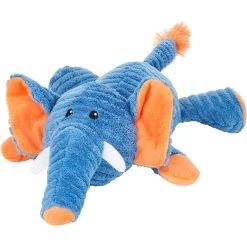 New Arrival 21 Frisco Corduroy Plush Squeaking Elephant Dog Toy
