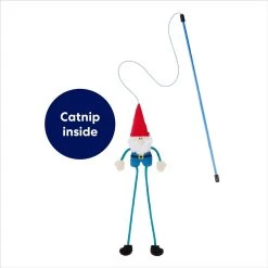 Frisco Gnome Teaser Wand Cat Toy With Catnip 7 Frisco Gnome Teaser Wand Cat Toy With Catnip -Frisco 204545 PT2. AC SS1800 V1686579199