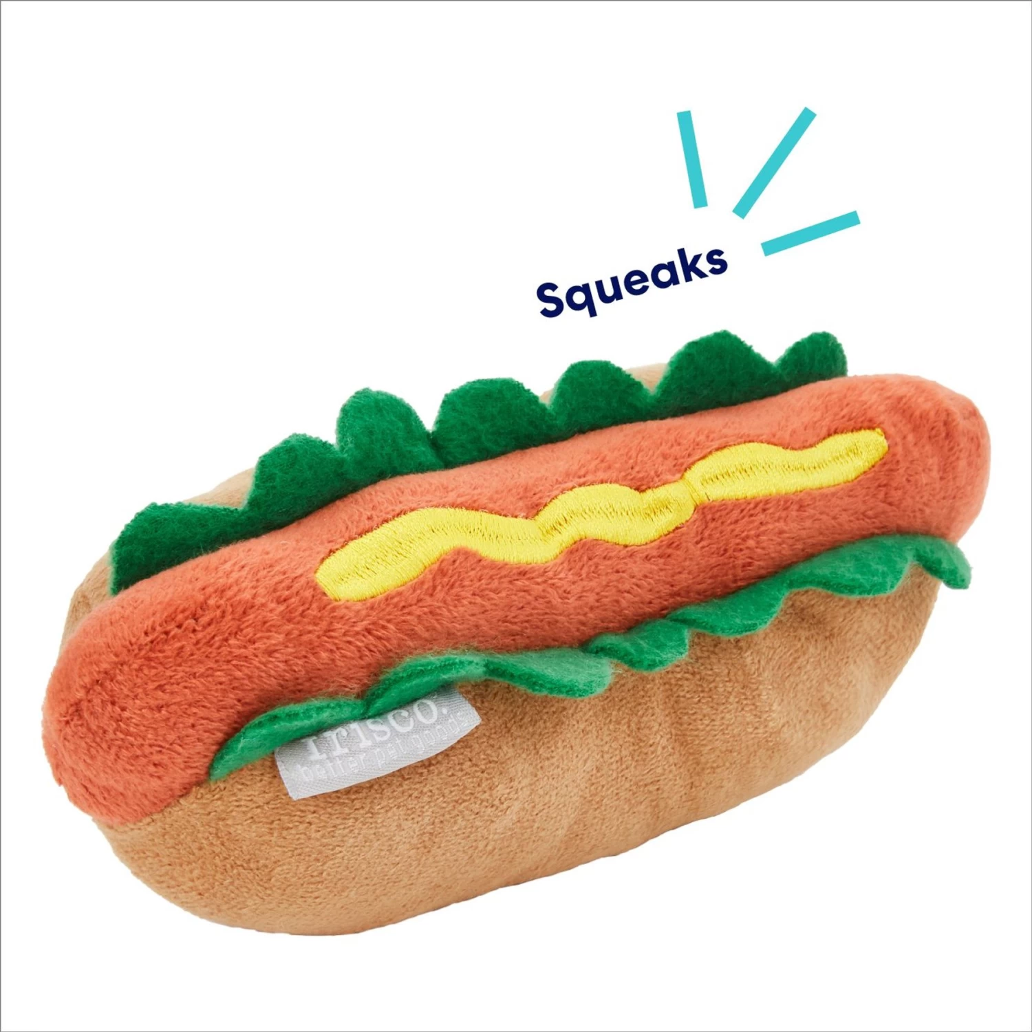Frisco Hotdog Plush Squeaky Dog Toy 3 Frisco Hotdog Plush Squeaky Dog Toy - Image 3