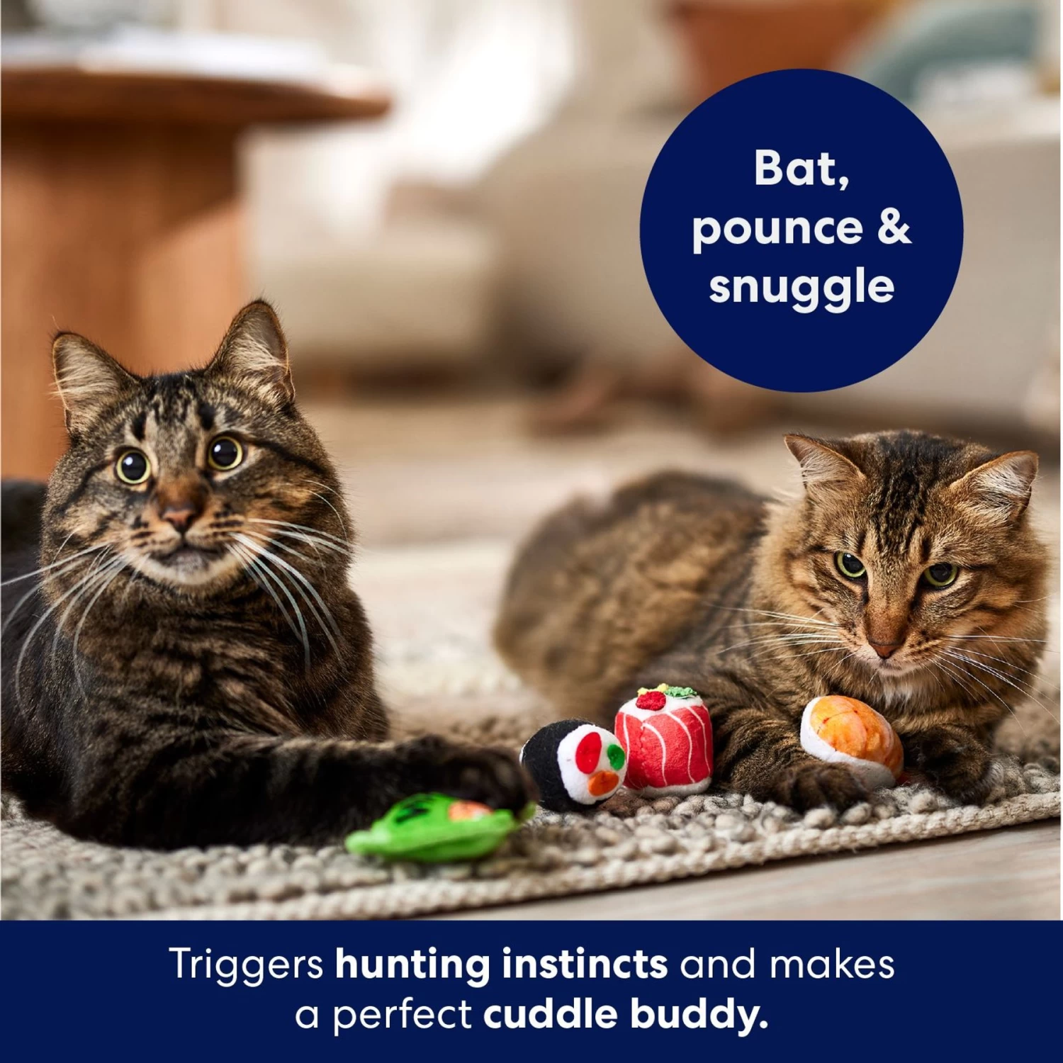 Frisco Sushi Plush Cat Toy With Catnip 4 Frisco Sushi Plush Cat Toy With Catnip - Image 4