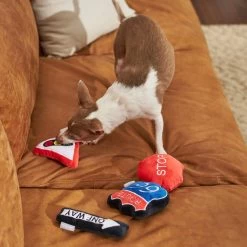 Frisco Road Trip Traffic Signs Plush Squeaky Dog Toy, 4 Count 5 Frisco Road Trip Traffic Signs Plush Squeaky Dog Toy, 4 Count -Frisco 262016 PT3. AC SS1800 V1618598528