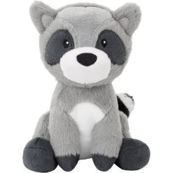 Frisco Camping Raccoon Plush Squeaky Dog Toy