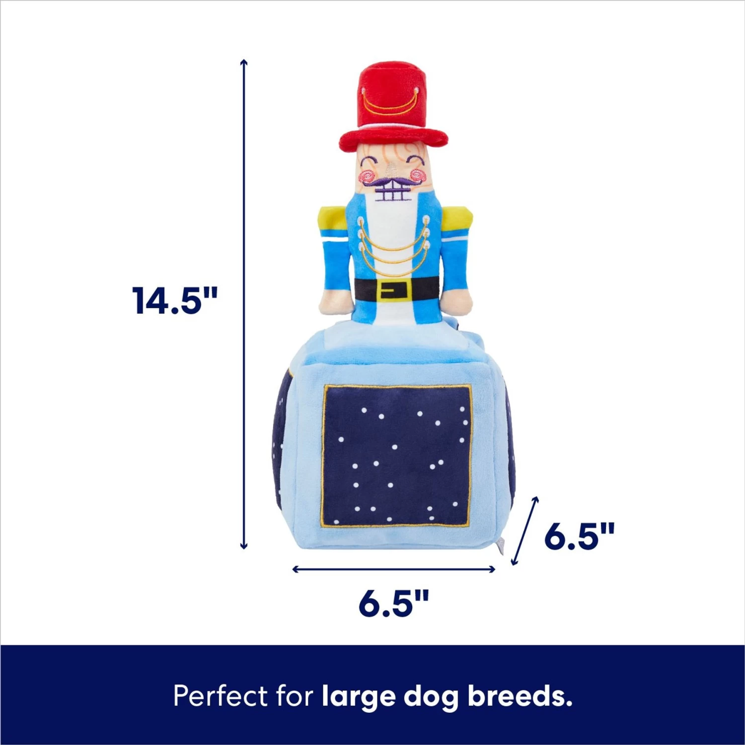 Frisco Nutcracker-in-a-Box Plush Squeaky Dog Toy 2 Frisco Nutcracker-in-a-Box Plush Squeaky Dog Toy - Image 2