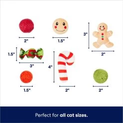 Frisco Holiday Festive Red Variety Pack Gift Box Cat Toy With Catnip, 14 Count 7 Frisco Holiday Festive Red Variety Pack Gift Box Cat Toy With Catnip, 14 Count -Frisco 287305 PT2. AC SS1800 V1695045657