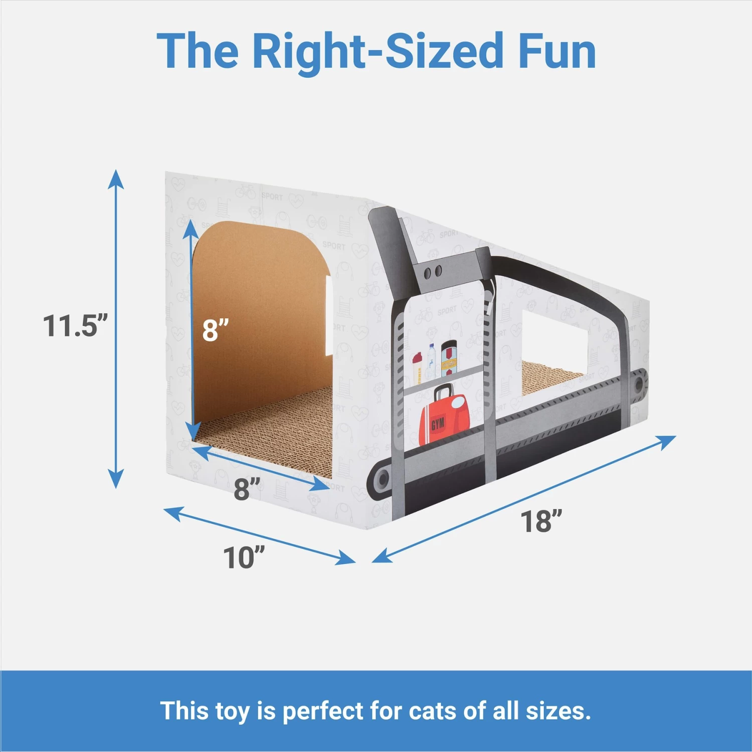Frisco Treadmill Cardboard Cat House 2 Frisco Treadmill Cardboard Cat House - Image 2