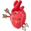Frisco Valentine Anatomical Heart Plush Squeaky Dog Toy