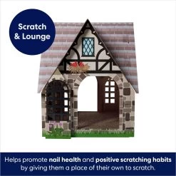 Frisco Tudor House Cardboard Cat House -Frisco 308815 PT2. AC SS1800 V1696533470