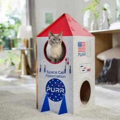 Frisco Spaceship Cardboard Cat House, 2-Story 10 Frisco Spaceship Cardboard Cat House, 2-Story -Frisco 317721 PT4. AC SS1800 V1688677264