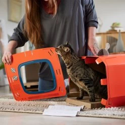 Frisco TV Set Cardboard Cat House -Frisco 317731 PT3. AC SS1800 V1688677262