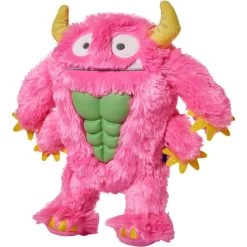 Frisco Halloween Zany Monster Muscle Plush Squeaky Dog Toy