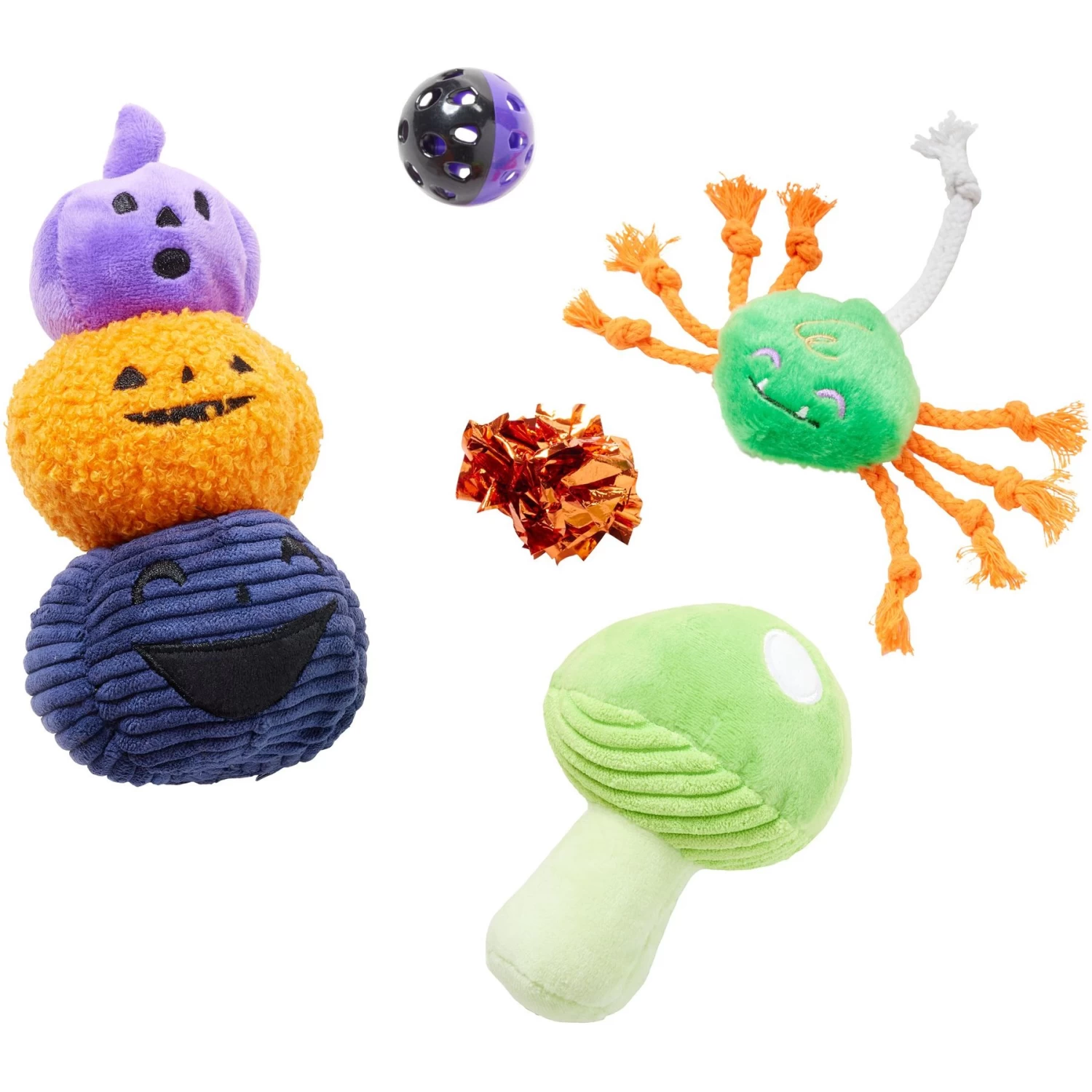 Frisco Halloween Mystical Variety Pack Plush & Balls Cat Toy With Catnip 1 Frisco Halloween Mystical Variety Pack Plush & Balls Cat Toy With Catnip