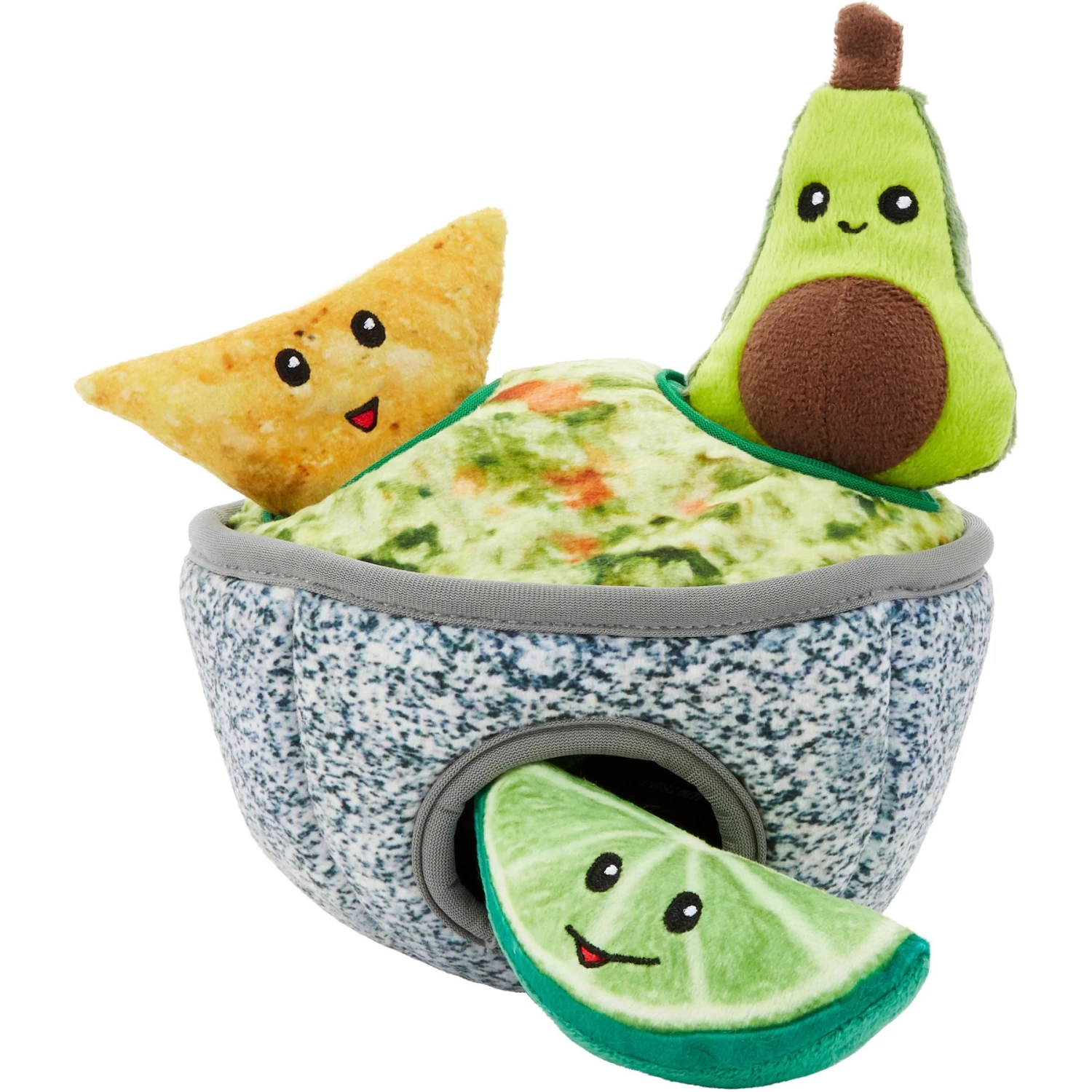 Frisco Guacamole Hide & Seek Puzzle Plush Squeaky Dog Toy & ZippyPaws Burrow Squeaky Hide & Seek Plush Dog Toy, Hedgehog Den 2 Frisco Guacamole Hide & Seek Puzzle Plush Squeaky Dog Toy & ZippyPaws Burrow Squeaky Hide & Seek Plush Dog Toy, Hedgehog Den - Image 2