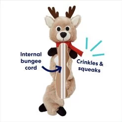 Frisco Holiday Reindeer Bungee Plush Squeaky Dog Toy & Frisco Holiday Snowman Bungee Plush Squeaky Dog Toy -Frisco 986126 PT3. AC SS1800 V1698346244