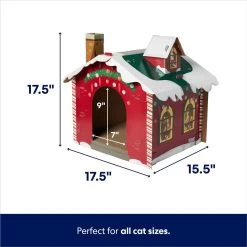Frisco Holiday Christmas Tree Cardboard Cat House & Frisco Holiday Santa's Workshop Cardboard Cat House 15 Frisco Holiday Christmas Tree Cardboard Cat House & Frisco Holiday Santa's Workshop Cardboard Cat House -Frisco 986190 PT6. AC SS1800 V1698257795
